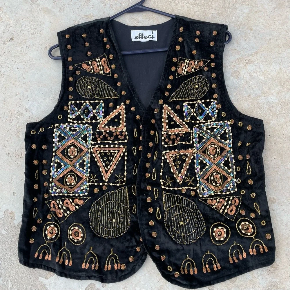 Vintage Boho Statement Vest ✨ - Picture 1 of 15